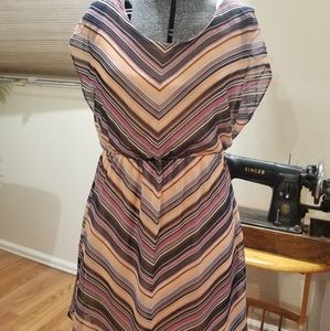 The Limited Chevron Striped Summer Dress